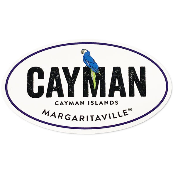 Margaritaville Cayman Oval Sticker