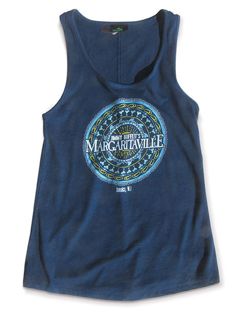 Ladies Margaritaville Circle Navy - Tank
